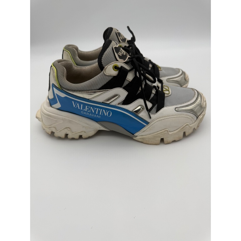 Valentino Garavani Climbers Sneakers Grey Blue White TSC20Y2 Mens 39
